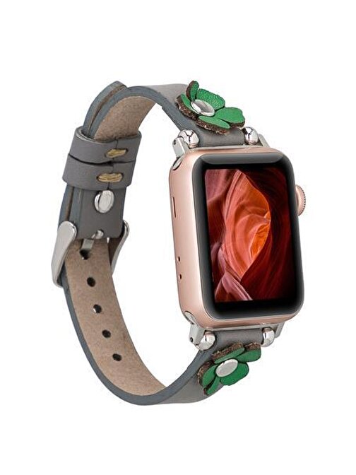 Bouletta Apple Watch 38 - 40 - 41 mm Deri Ferro ST RST9 Akıllı Saat Kordonu