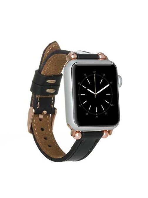 Bouletta Apple Watch 38 - 40 - 41 mm Deri Ferro ST RST1 Akıllı Saat Kordonu