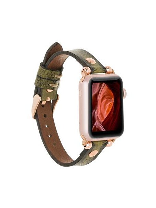 Bouletta Apple Watch 38 - 40 - 41 mm Deri RT V25SEF Akıllı Saat Kordonu
