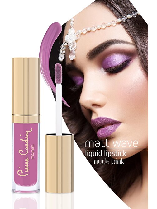 Pierre Cardin Matt Wave Liquid Lipstick – Mat Likit Ruj – Nude Pink