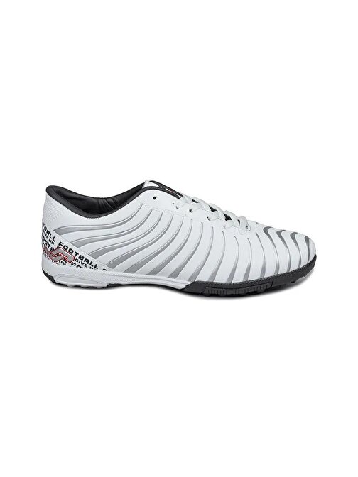 Jump 28368 Beyaz - Gümüş Halı Saha Krampon Futbol Ayakkabısı 41