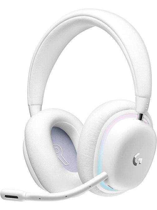 Logitech G Aurora G735 USB Kablolu Mikrofonlu Kulak Üstü Oyuncu Kulaklığı Beyaz