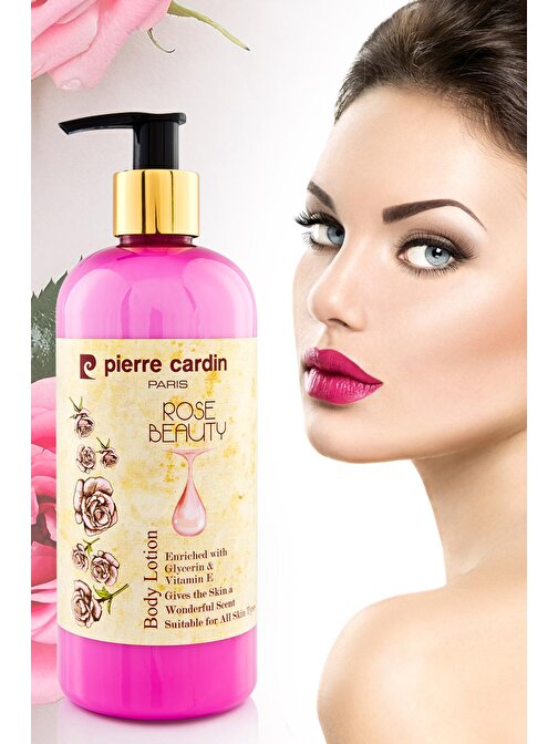 Pierre Cardin Body Lotion Rose Beauty Vücut Losyonu 400 ml