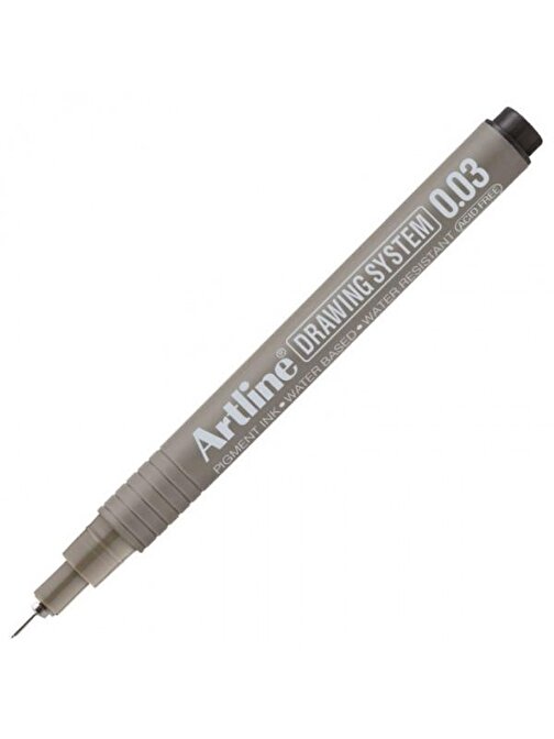 Artline Çizim Kalemi Drawing System 0.03 mm Uç Siyah Ek-2303N