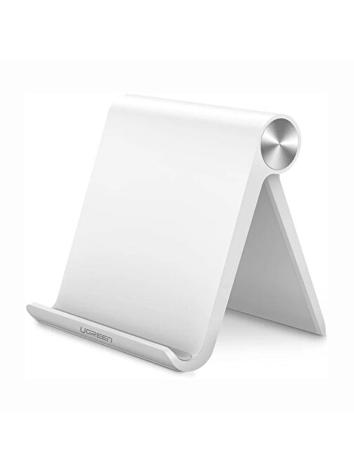 Ugreen Çok Açılı Masaüstü Şarjsız Stand Tablet Standı Beyaz