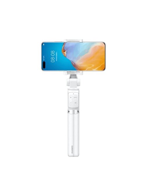 Huawei Cf15 Pro Travel Tripod Kablosuz Bluetooth Selfie Çubuğu Beyaz