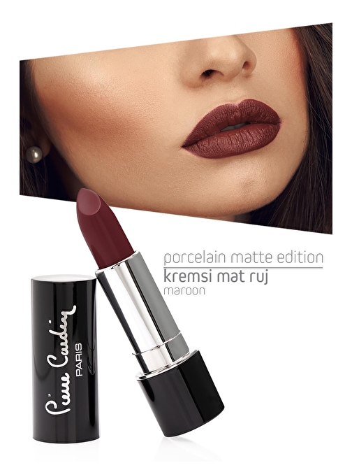 Pierre Cardin Porcelain Matte Edition Lipstick - Maroon - 219