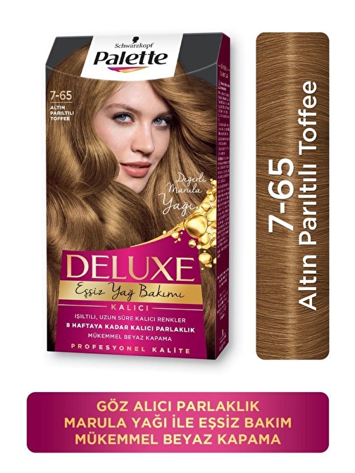 Palette Deluxe 7-65 Altın Parıltılı Toffee