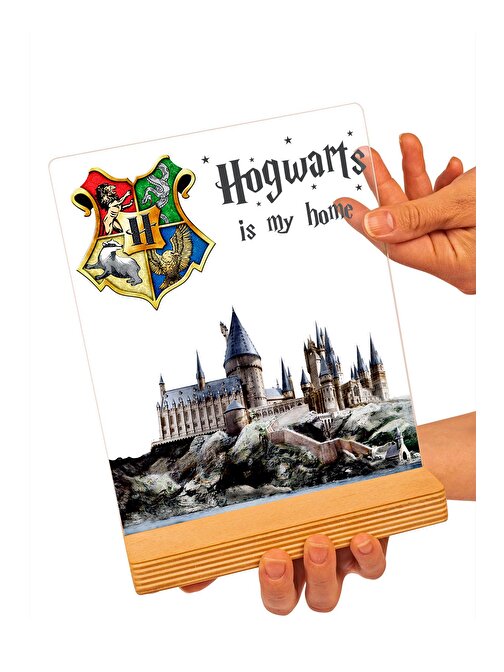 Sevgi Lambası Harry Potter Hogwarts Hediyesi Şeffaf Tablo