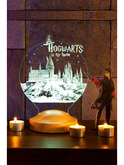 Sevgi Lambası Harry Potter Hogwarts Gece Lambası