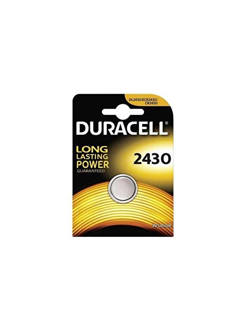 Duracell 2430 3V Yuvarlak Düğme Pil