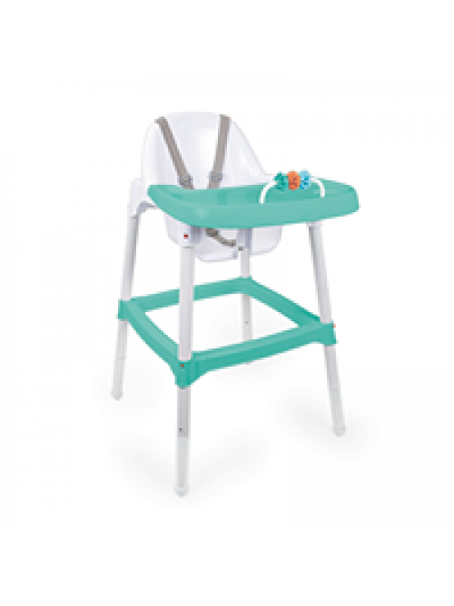 Dolu 7351 Emniyet Kemerli Oyuncaklı Plastik Mama Sandalyesi Yeşil