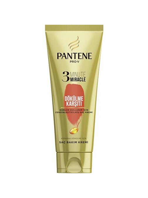 Pantene 3 Minute Saç Bakım Kremi Saç Dökülmesine Karşı