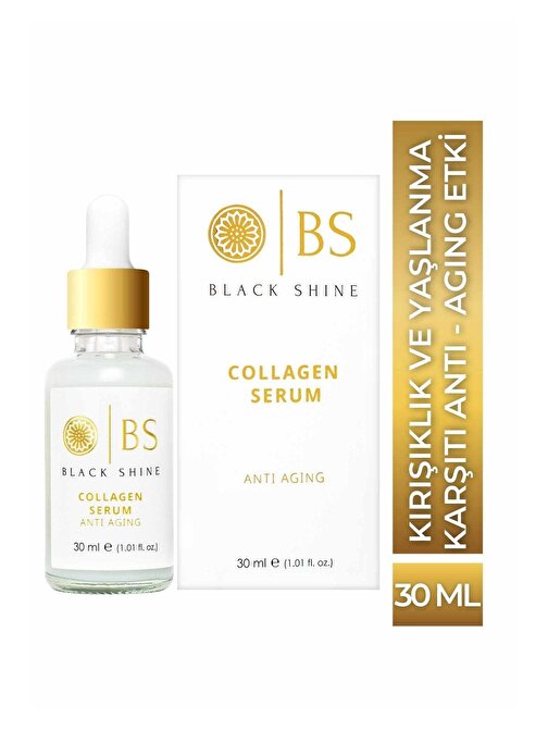 Black Shine Bs Yaşlanma Karşıtı Canlandırıcı Collagen Kolajen Serum 30 ml Krm0027