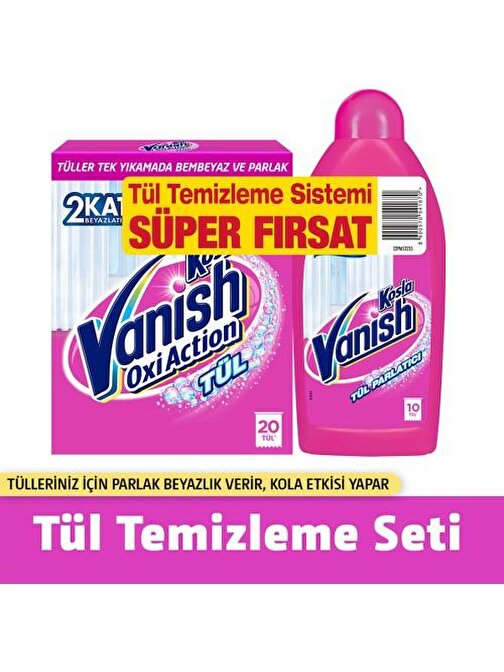 Vanish Kosla Tül Toz 450 gr + Parlatıcı 450 ml