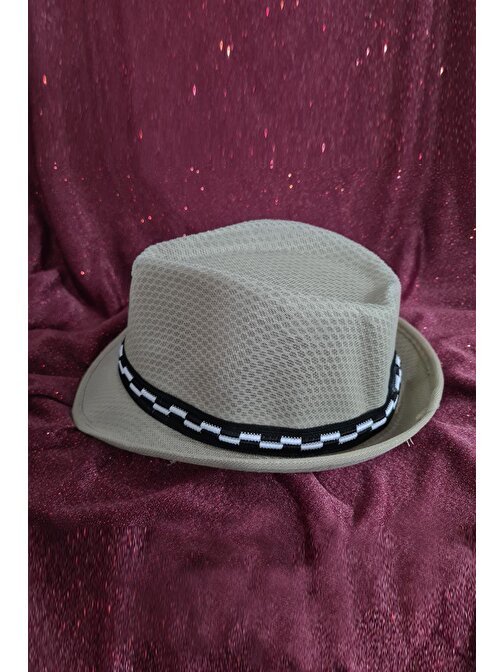 23 Nisan Şapka - 19 Mayıs Çocuk Fötr Şapkası - Çocuk Şapkası - Michael Jackson Fötr Şapka Şeritli