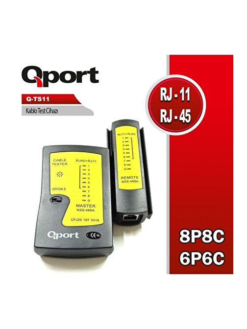 Qport Q-Ts11 Kablo Test Cihazı