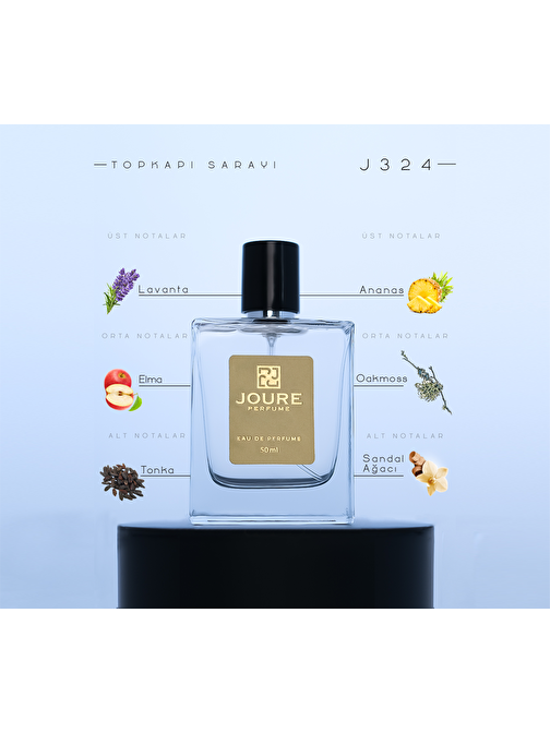 Joure Perfume J324 - Meyveli Tatlı Aromatik Kokulu EDP Meyvemsi Erkek Parfüm 50 ml