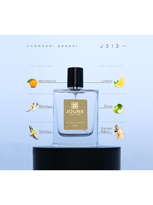 Joure Perfume J313 - Odunsu Aromatik Ferah Kokulu EDP Odunsu Erkek Parfüm 50 ml