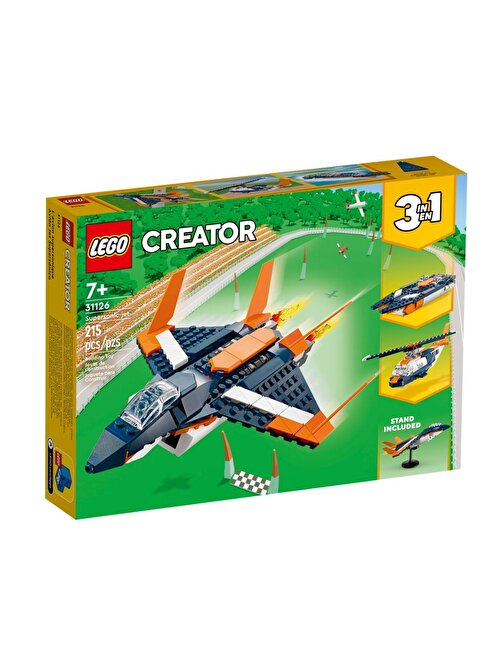 Lego Creator Süpersonik Jet 215 Parça 31126
