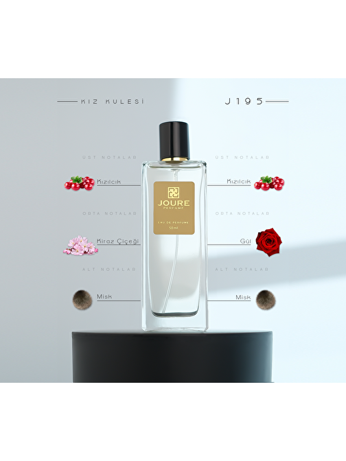 Joure J195 - Floral Meyveli Ferah Kokulu Kalıcı Edp Kadın Parfüm 50ml