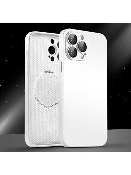 Joyroom İphone 14 Plus Uyumlu Magsafe Ag Glass Buzlu Cep Telefopnu Kılıfı