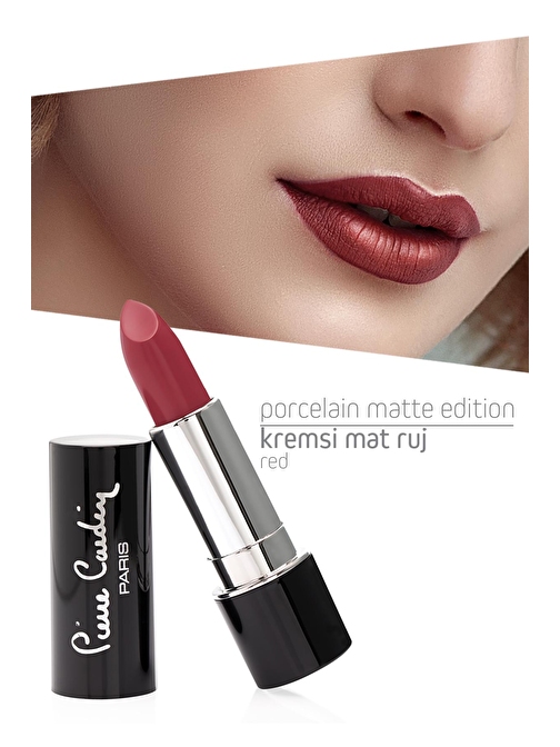 Pierre Cardin Porcelain Matte Edition Lipstick - Red - 216