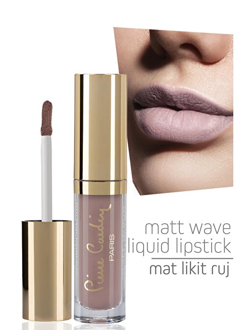 Pierre Cardin Matt Wave Liquid Lipstick – Mat Likit Ruj - Mocha Cream