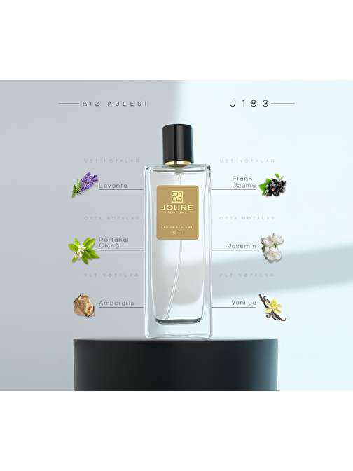 Joure J183 - Vanilya Lavanta Çiçeksi Kokulu Kalıcı Edp Kadın Parfüm 50ml