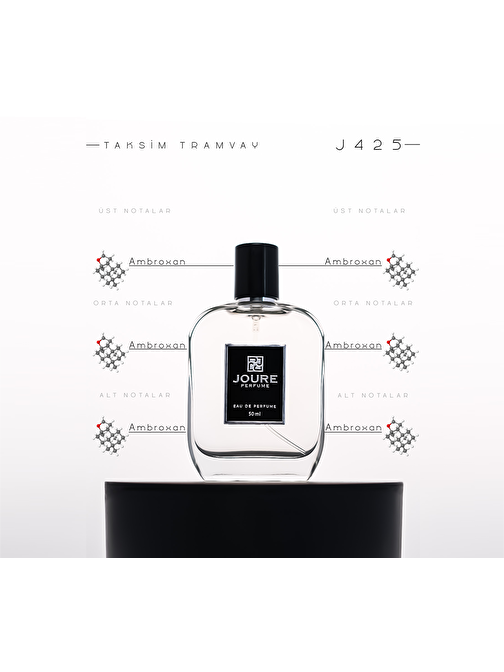 Joure J425 - Amber Kokulu Ferah Oryantal 50 ml Kalıcı Edp Unisex Parfüm 50 ml