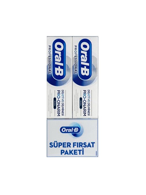 Oral-B G&E Pro Onarım Original Diş Macunu 75 ml + 75 ml