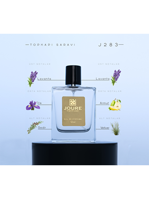Joure Perfume J283 - Odunsu Pudralı Kokulu EDP Odunsu Erkek Parfüm 50 ml