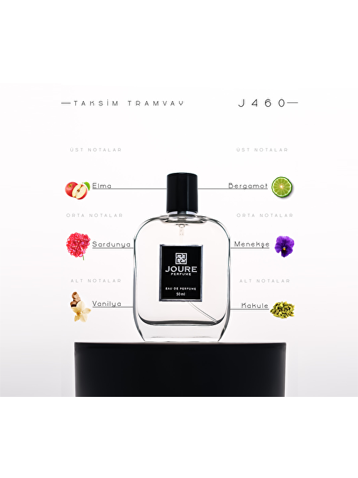 Joure J460 - Sıcak Baharatlar Vanilya Lavanta Kokulu Kalıcı Edp Unisex Parfüm 50 ml