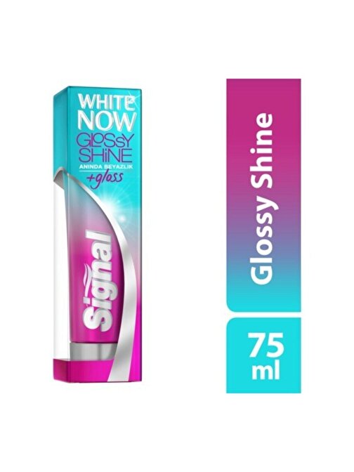 Signal White Now Glossy Shine Anında Beyazlık Diş Macunu 75 ml