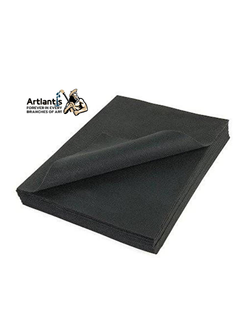 Artlantis Okul - Kreş Etkinlik İçin Keçe A4 20 x 30 cm 2 mm 5'li Siyah