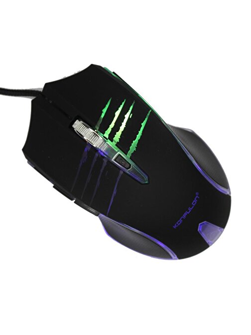 Konfulon P1 RGB Kablolu 3D Optik Led Gaming Mouse
