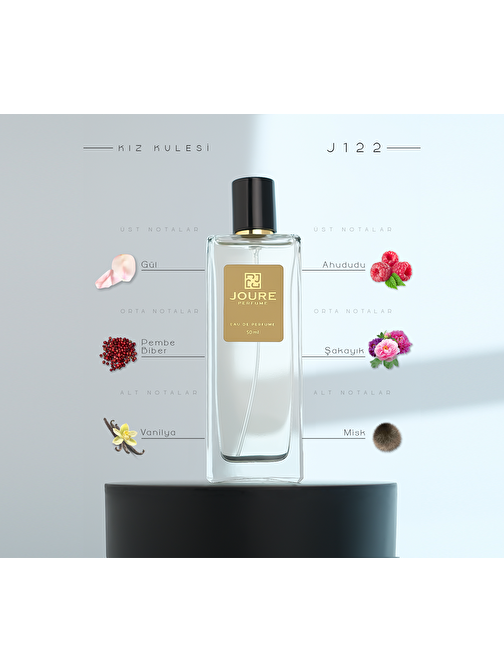 Joure J122 - Meyveli Gül Tatlı Kokulu Kalıcı Edp Kadın Parfüm 50ml