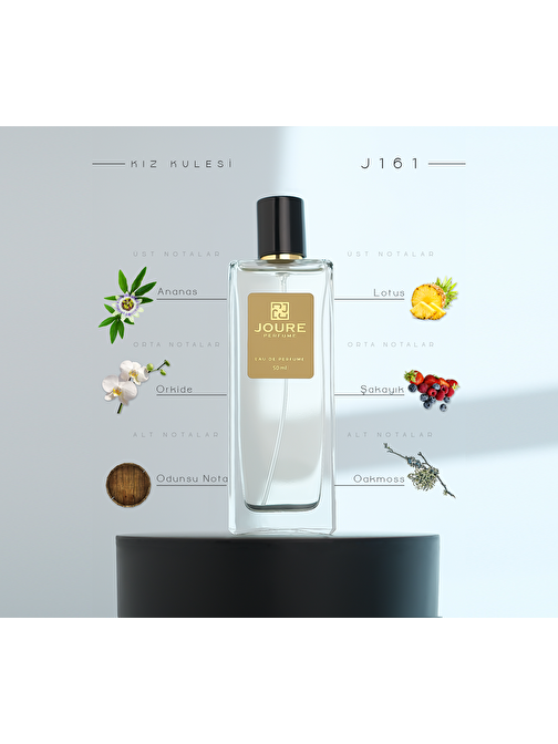 Joure J161 - Meyveli Tatlı Ferah Kokulu 50mlm Kalıcı Edp Kadın Parfüm