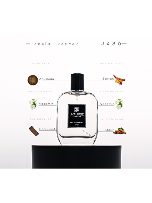 Joure J480 - Meyveli Amber Deri Kokulu Çok Kalıcı Edp Unisex Parfüm 50 ml