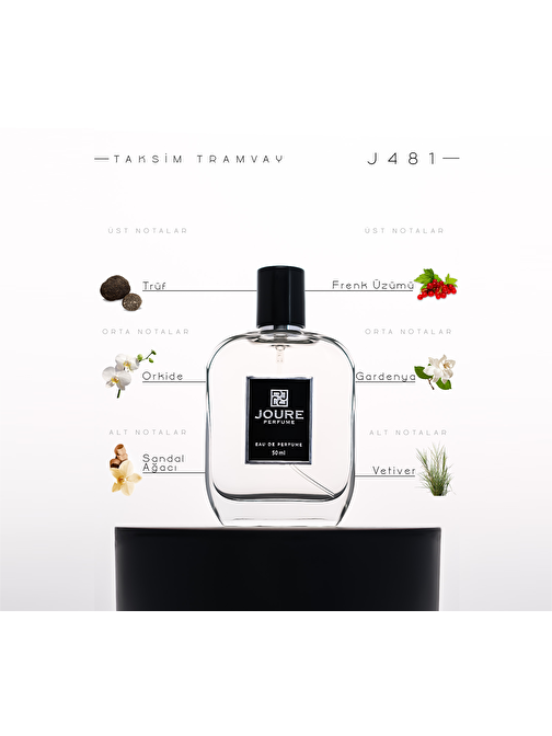 Joure J481 - Sıcak Baharatlar Odunsu Tatlı Amber Paçuli Kokulu Kalıcı Edp Unisex Parfüm 50 ml