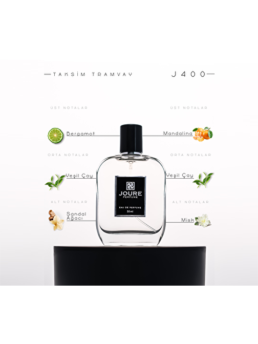Joure J400 - Cıtrus Ferah Bergamot Mandarın Kokulu Kalıcı Edpunisex Parfüm