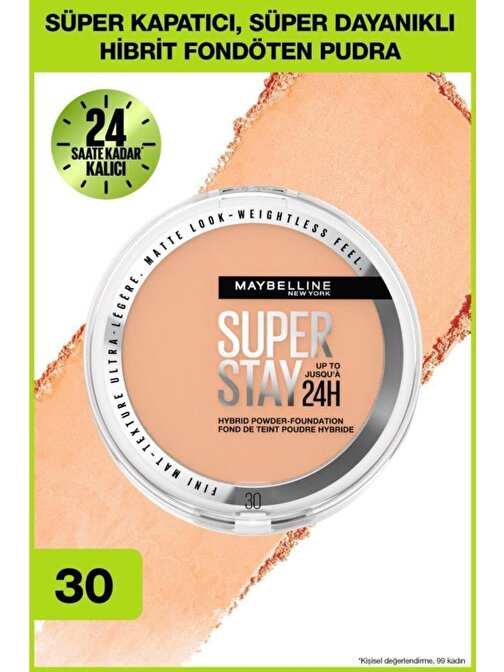 Maybelline New York Superstay Hibrit Pudra-Fondöten 30