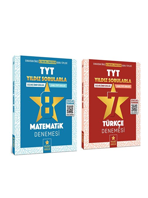 Akm Kitap Yıldız Sorular TYT Türkçe ve Matematik Deneme Seti 2 Kitap