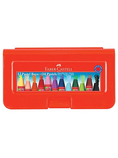 Faber Castell 831 Çantalı Yağlı Pastel Boya 12'li