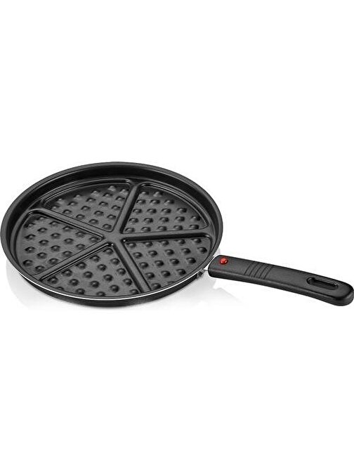 Papilla Redio 26 cm Waffle Tava Tak Çıkar Sap