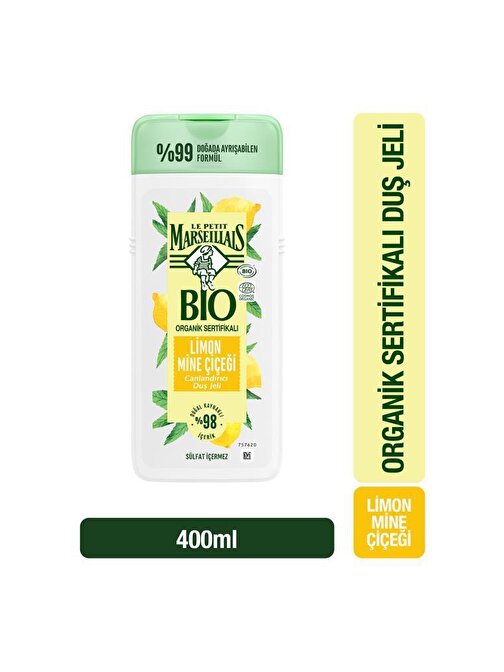 Le Petit Marseillais Bıo Organik Sertifikalı Limon Mine Çiçeği 400 ml