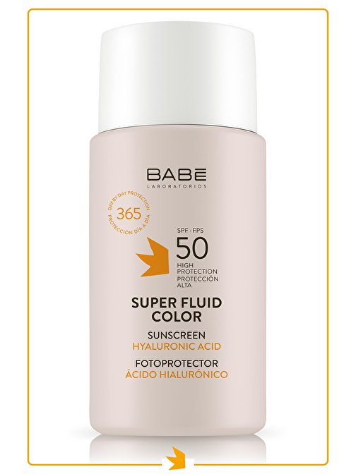 Babe Color Super Fluid Sunscreen Spf50 50 ml Süper Etkili Renkli Güneş Koruyucu