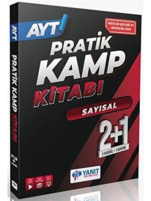 Yanıt Yayınları AYT Sayısal 2+1 Pratik Kamp Kitabı Yanıt Yayınları