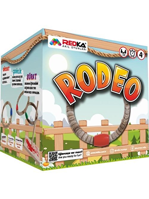 Redka Redka Rodeo Rd5619 Akıl, Zeka Ve Strateji Oyunu, Kutu Oyunu