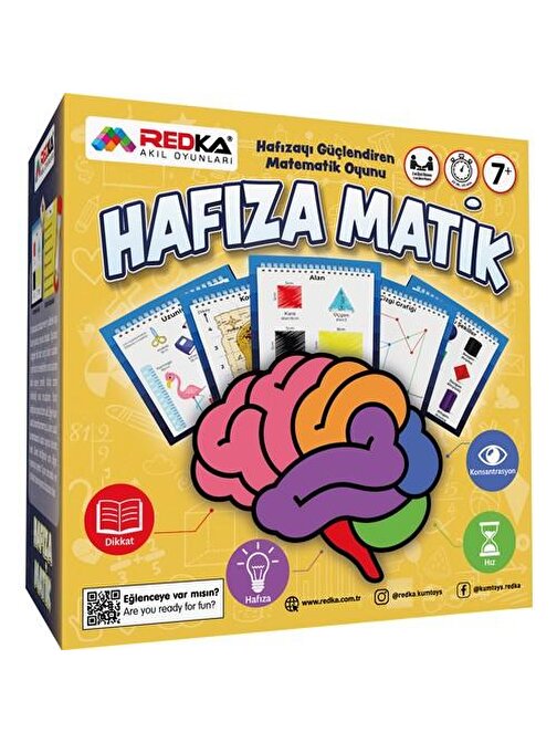 Redka Redka Hafıza Matik Rd5624 Akıl Zeka Ve Strateji Oyunu, Matematik Geliştirme Oyunu, Kutu Oyunu